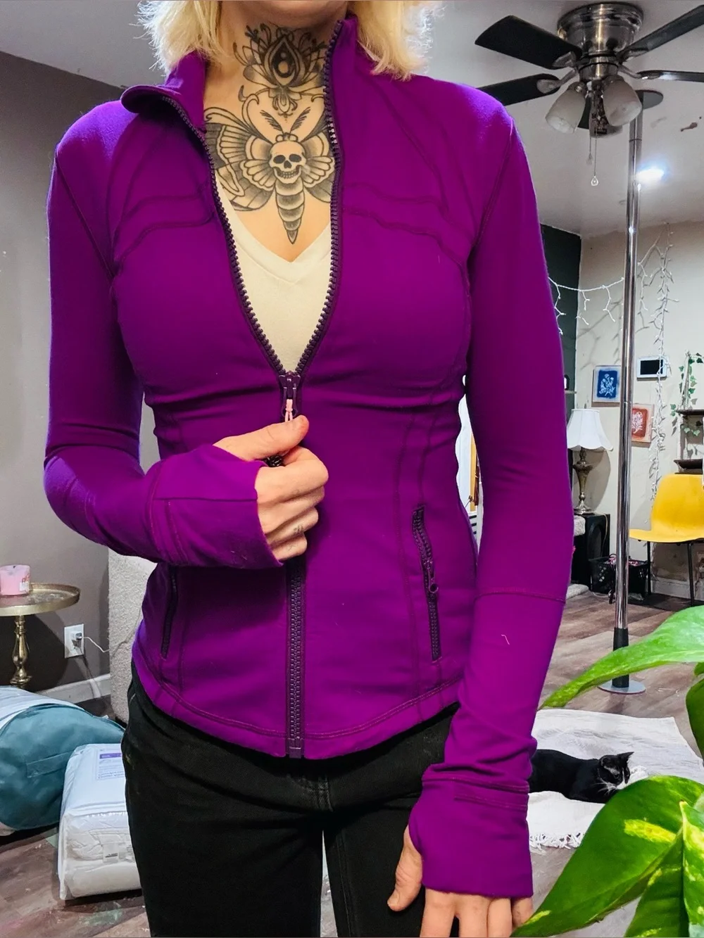 Lululemon Define jacket in tender violet